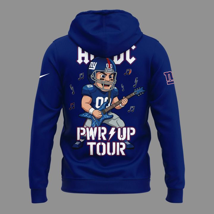 01.16. Special AC/DC x New York Giants - POWER UP TOUR 2026 Hoodie