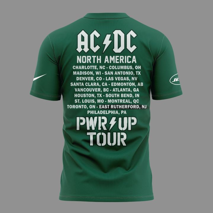 01. AC/DC x New York Jets - POWER UP TOUR 2026 T-Shirt