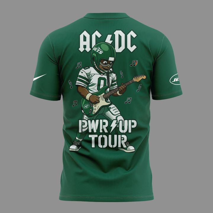 01. Perfect Shirt AC/DC x New York Jets - POWER UP TOUR 2026 T-Shirt