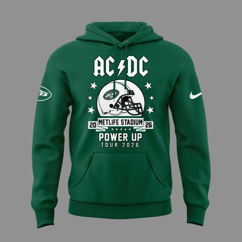 01.06. Limited Edition AC/DC x New York Jets - POWER UP TOUR 2026 Hoodie