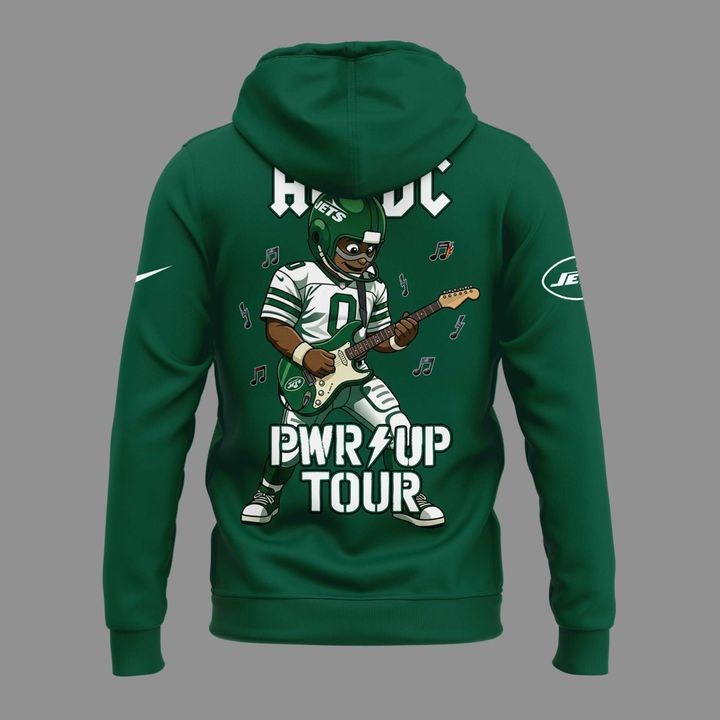01.16. Special AC/DC x New York Jets - POWER UP TOUR 2026 Hoodie