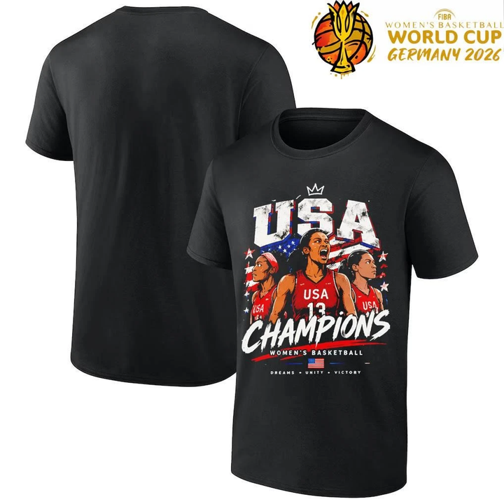 06. Limited Edition USA Champion - FIBA Women's Basketball World Cup Champion T-Shirt