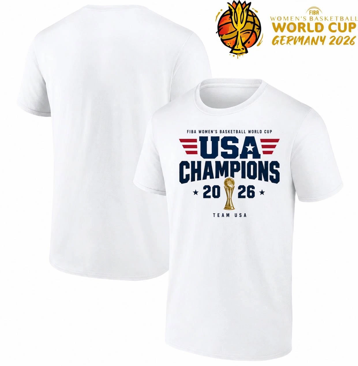 36. Champion USA - FIBA Womens Basketball World Cup USA Champions 2026 Team USA T-Shirt