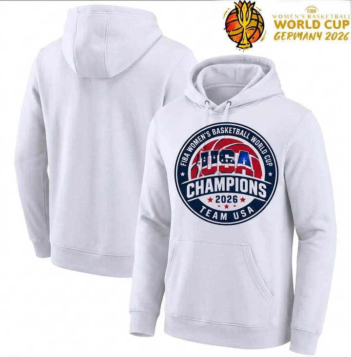 33. FIBA Womens Basketball World Cup USA Champions 2026 Team USA Hoodie