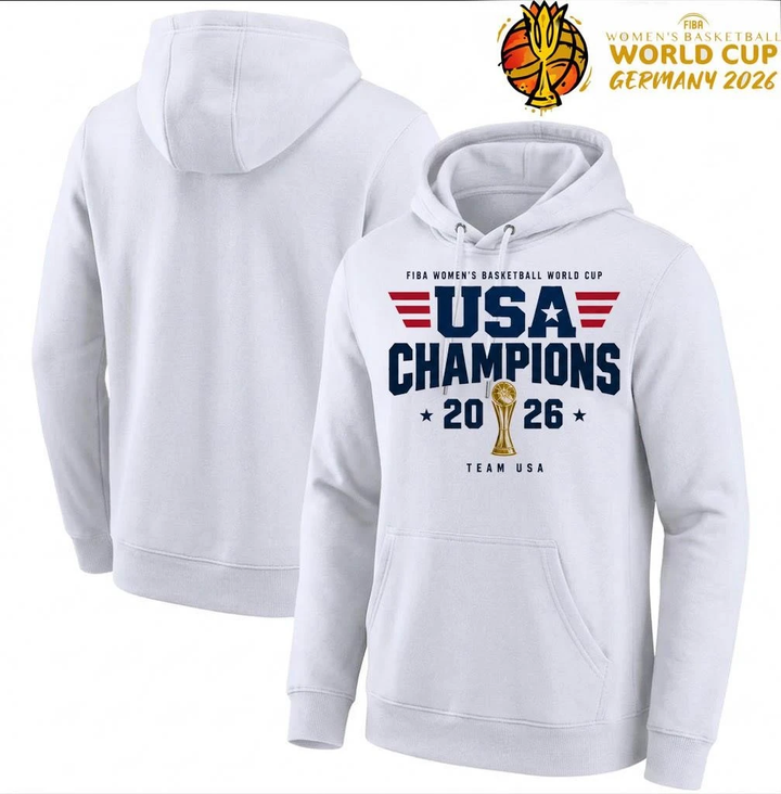 39. Champion USA - FIBA Womens Basketball World Cup USA Champions 2026 Team USA Hoodie