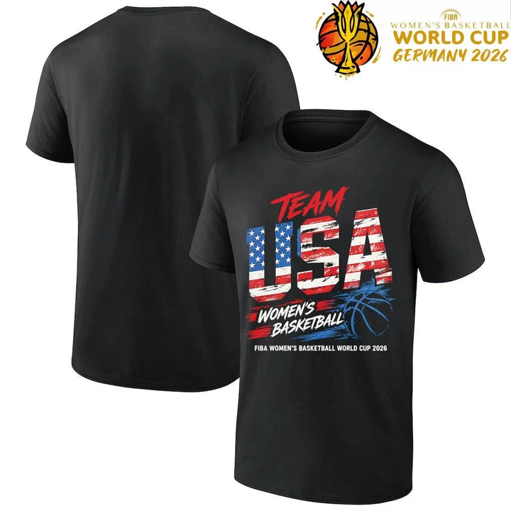 17. Team USA Womens Basketball FIBA World Cup 2026 Flag Graphic Shirt T-Shirt