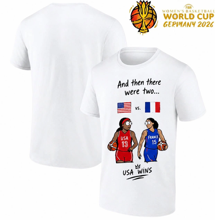 26. Team USA Womens Basketball FIBA World Cup 2026 White T-Shirt