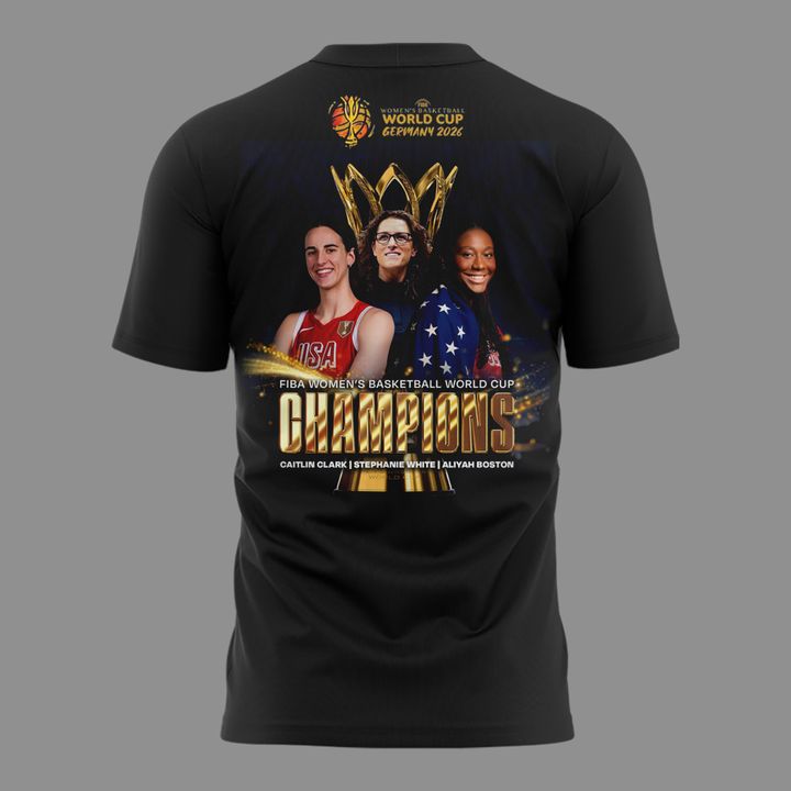 02. USA Team Champion 2026 - FIBA Women's Basketball World Cup Champion T-Shirt