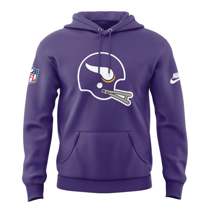 Unisex Purple Dynasty Minnesota Vikings 2026 Throwback Hoodie