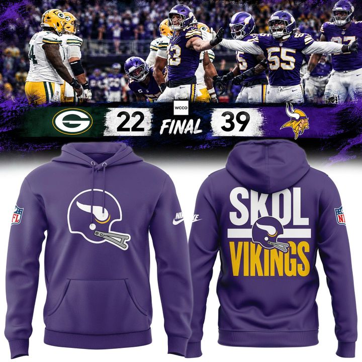 Unisex Purple Dynasty Minnesota Vikings 2026 Throwback "Skol Vkings" Hoodie