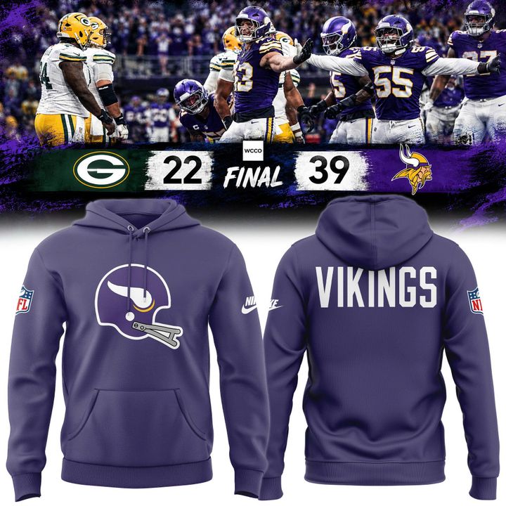 Unisex Purple Dynasty Minnesota Vikings 2026 Throwback Hoodie