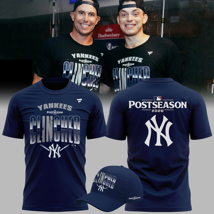 Limited Edition New York Yankees CLINCHED Tshirt 2026