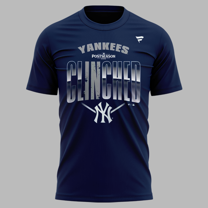Limited Edition New York Yankees CLINCHED Tshirt 2026