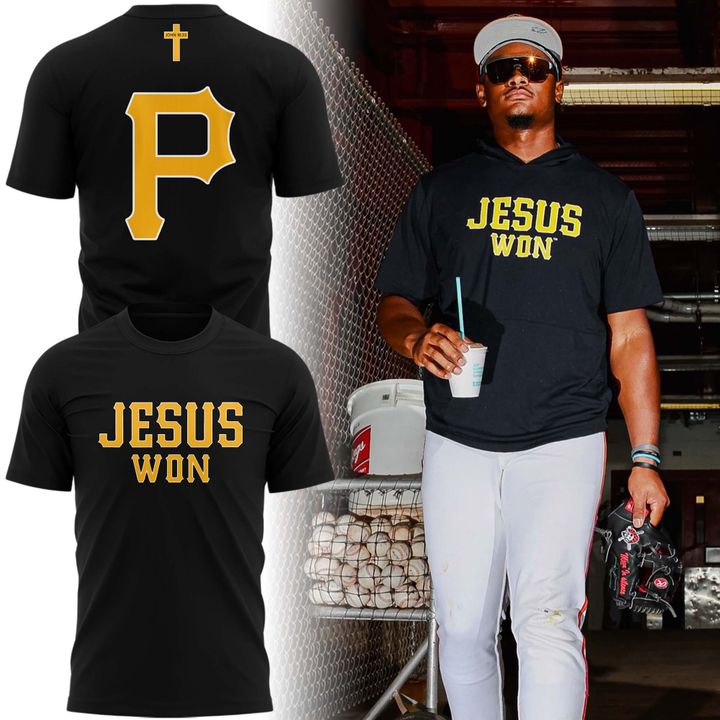 Pittsburgh Pirates “Jesus Won” T-Shirt