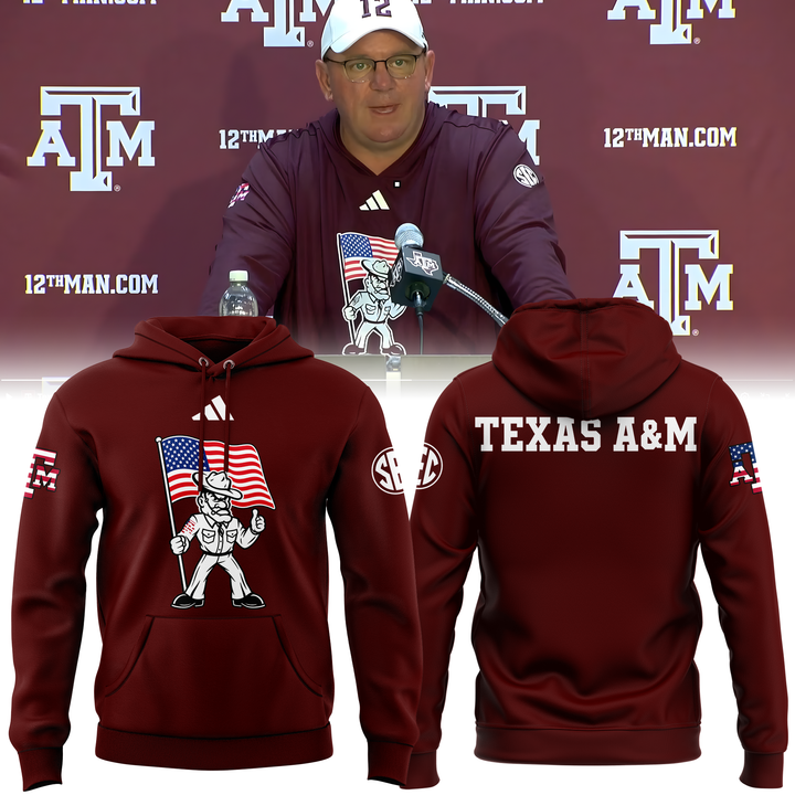 Limited Edition Texas A&M Football Hoodie 2026