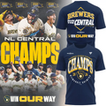 03.06. Milwaukee Brewers Fanatics Navy 2026 NL Central Division Champions T-Shirt🏆🏆🏆🏆 Win Our Way 2026 T-Shirt