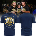 04.06. Milwaukee Brewers Fanatics Navy 2026 NL Central Division Champions T-Shirt🏆🏆🏆🏆 Win Our Way 2026 T-Shirt