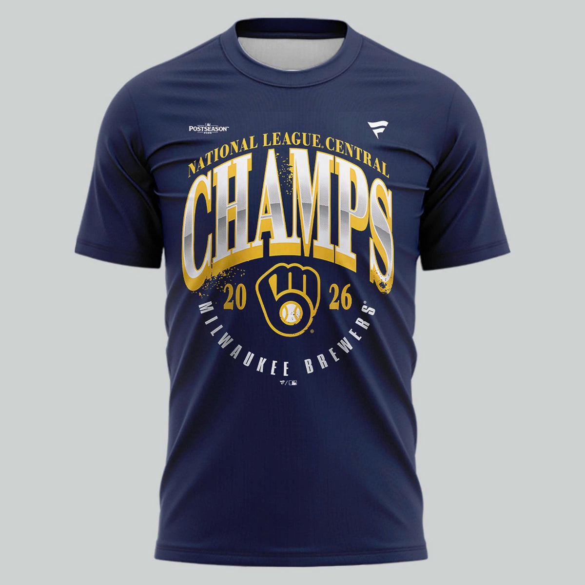 Milwaukee Brewers 2026 NL Central Division Champions T-Shirt