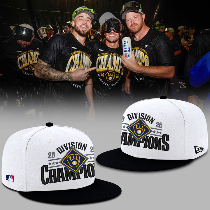 01.Milwaukee Brewers 2026 NL Central Division Champions CAP