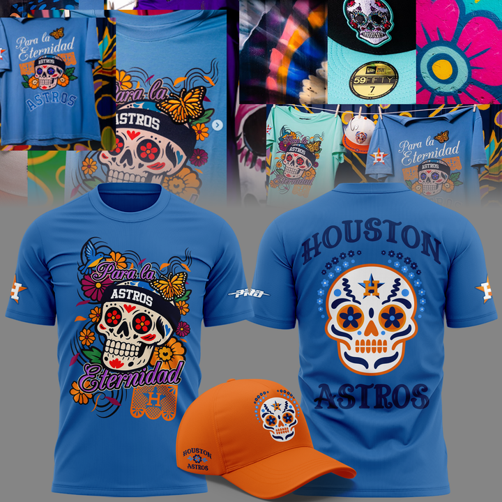 04.Houston Astros " Hispanic Heritage " 2026 T-Shirt