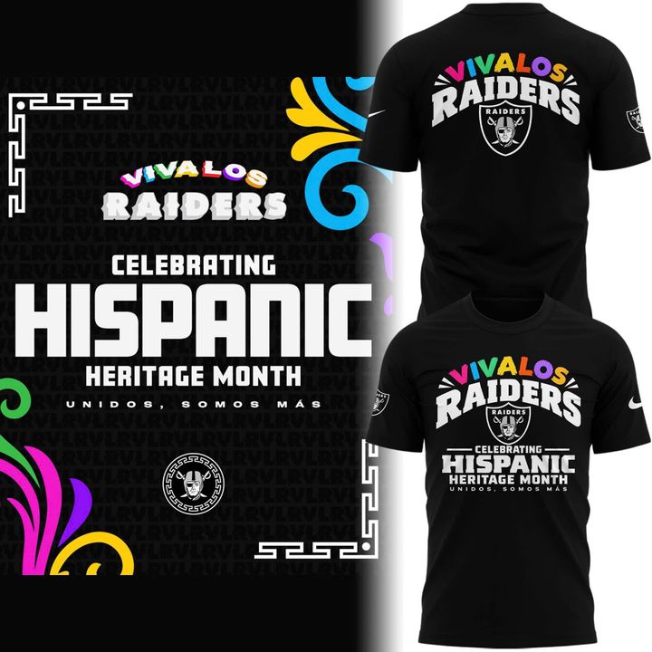 Las Vegas Raiders Hispanic Heritage Month T-Shirt