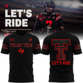 Limited edition Texas Tech Football " Let's Ride" 2026 T-shirt