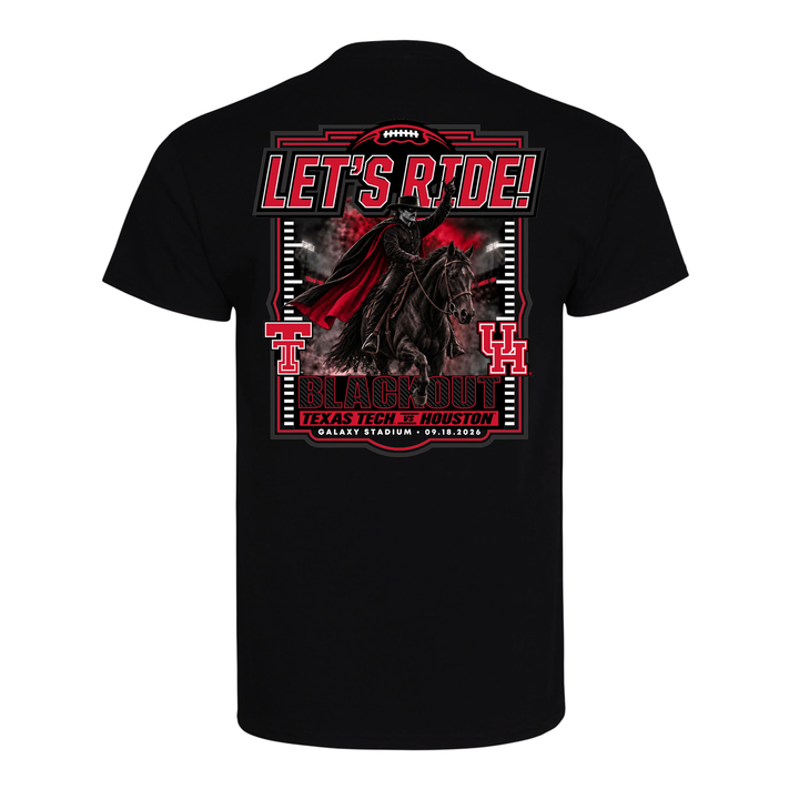 Texas Tech vs Houston " Let's Ride" 2026 T-shirt
