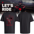 01.Limited edition Texas Tech Football " Let's Ride" 2026 T-shirt