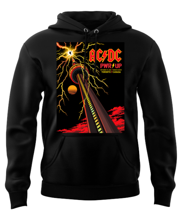 AC/DC Rogers Stadium Toronto 2026 PWR UP Tour Exclusive hoodie