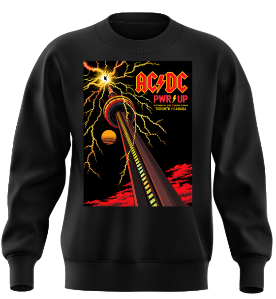 AC/DC Rogers Stadium Toronto 2026 PWR UP Tour Exclusive sweat