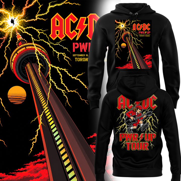 AC/DC Rogers Stadium Toronto 2026 PWR UP Tour Exclusive hoodie