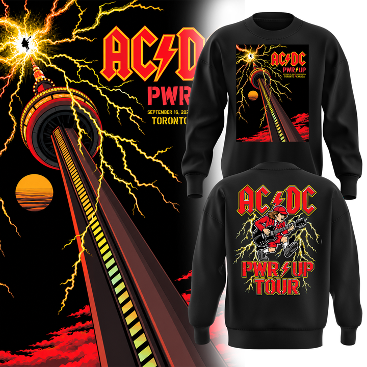 AC/DC Rogers Stadium Toronto 2026 PWR UP Tour Exclusive sweat