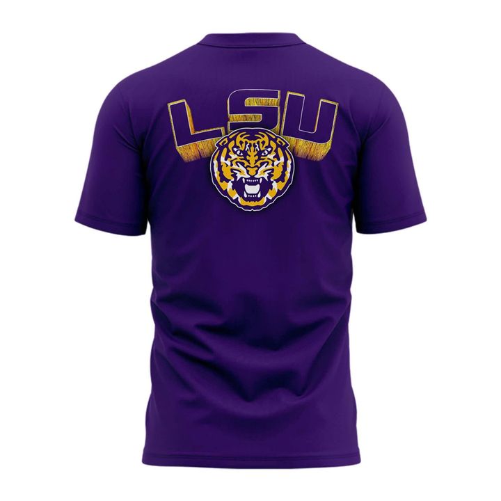 Special 2026 LSU Football "Spot the Ball" Purple T-Shirt