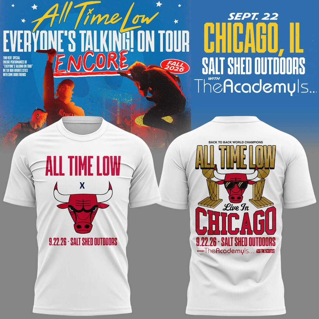 01.ALL TIME LOW LIVE IN CHICAGO 2026 T-SHIRT