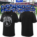 Los Angeles Dodgers Fanatics 2026 NL West Division Champions Locker Room T-Shirt - Black