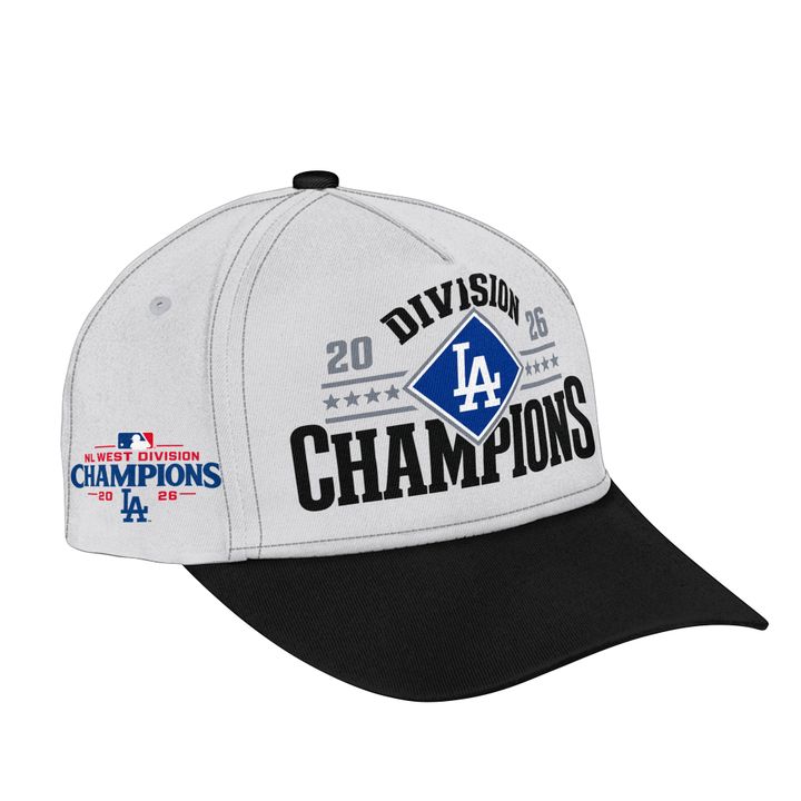 2. Los Angeles Dodgers Fanatics 2026 NL West Division Champions Locker Room T-Shirt - Royal