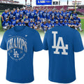2. Los Angeles Dodgers Fanatics 2026 NL West Division Champions Locker Room T-Shirt - Royal