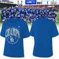 Los Angeles Dodgers 2026 NL West Division Champions Women T-Shirt - Royal