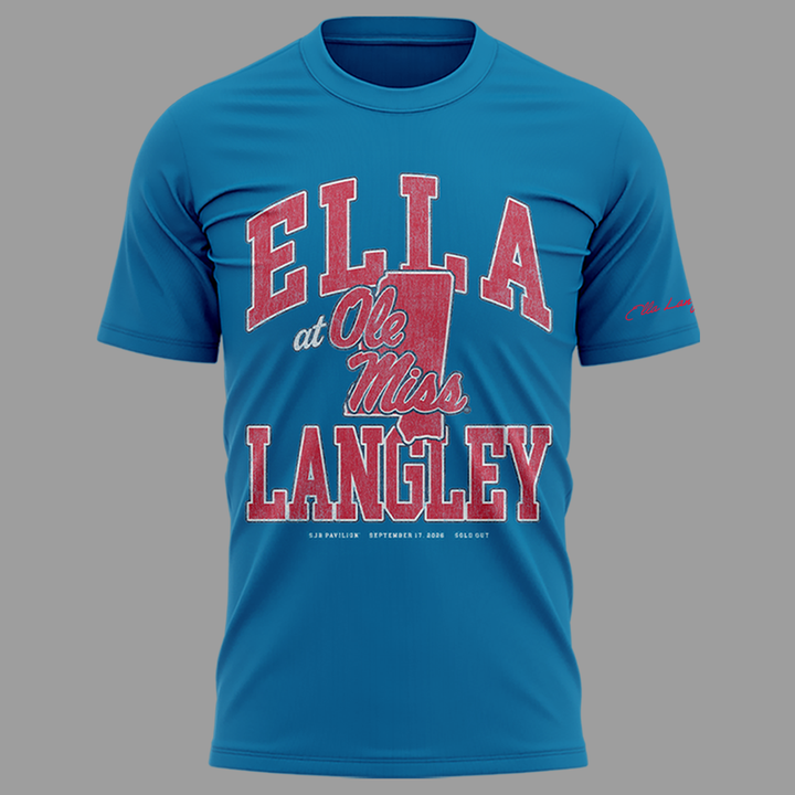 05.Ole Miss Rebels x Ella Langley-The Dandelion Tour 2026 T-shirt