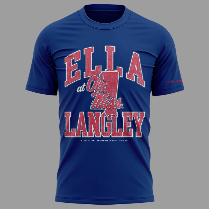 07.Ole Miss Rebels x Ella Langley-The Dandelion Tour 2026 T-shirt