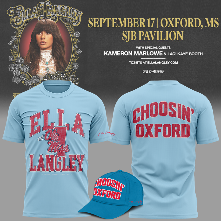 08.Ole Miss Rebels x Ella Langley-The Dandelion Tour 2026 T-shirt