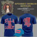 02.Ole Miss Rebels x Ella Langley-The Dandelion Tour 2026 T-shirt