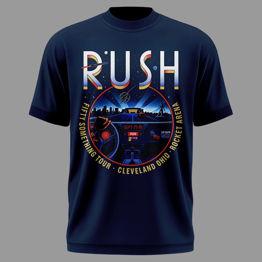 Rush – Fifty Something Tour 2026 • Cleveland T-Shirt