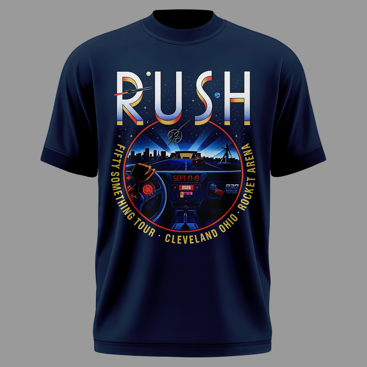 Rush – Fifty Something Tour 2026 • Cleveland T-Shirt