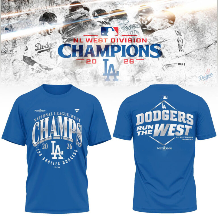 21. Special Los Angeles Dodgers NL West Division Champions 2026 T-Shirt