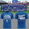 27. Perfect Shirt Los Angeles Dodgers NL West Division Champions 2026 T-Shirt