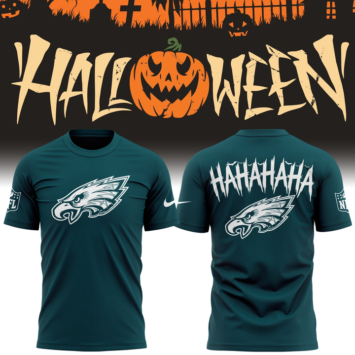 Limited Edition Philadelphia Eagles x Halloween Tshirt 2026