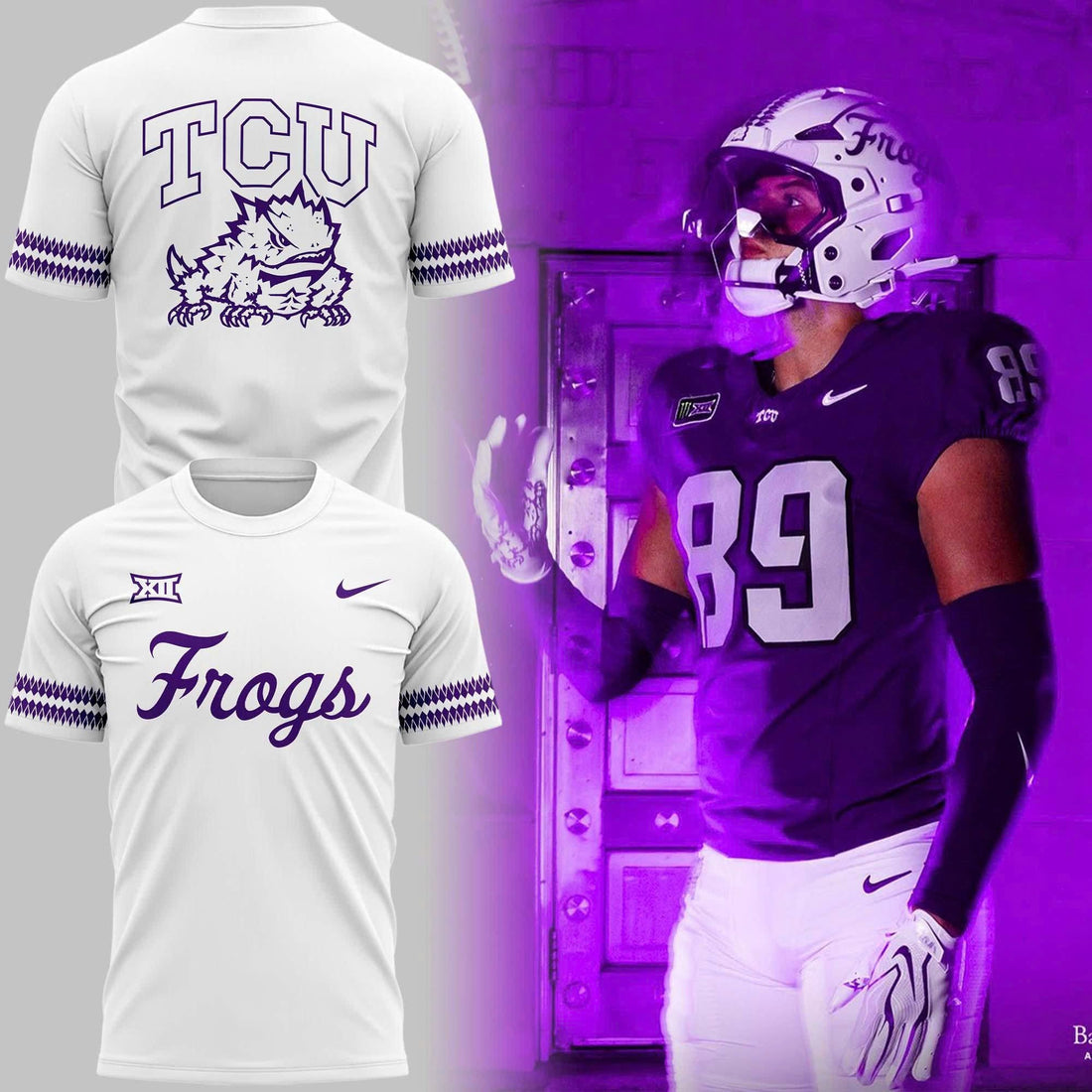 Special TCU Horned Frogs Unifom T-Shirt
