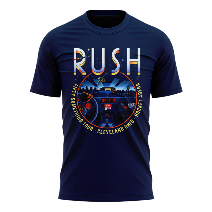 Rush x Cleveland - Fifty Something Tour 2026 T-shirt