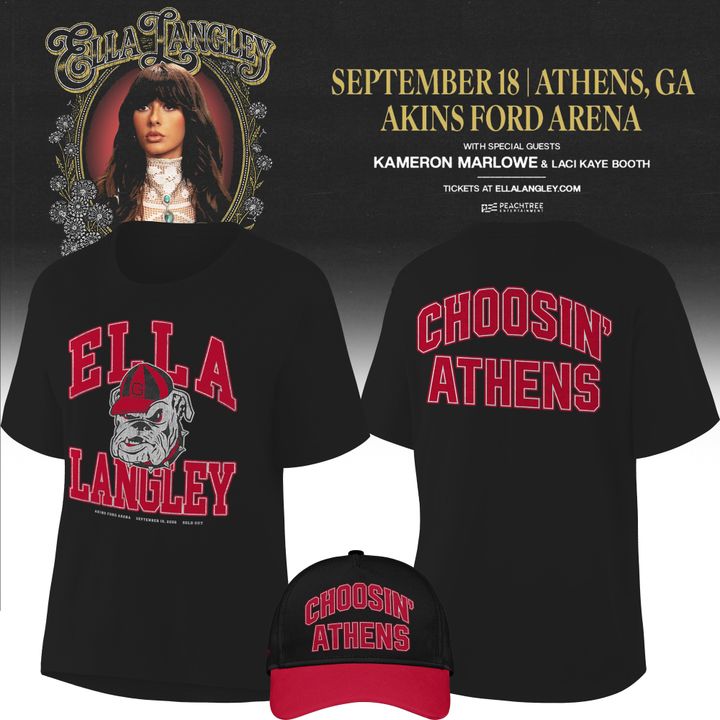 3. Georgia Bulldogs - Ella Langley SEPTEMBER 18 | ATHENS, GA - AKINS FORD ARENA - SOLD OUT Women T-Shirt